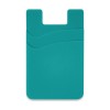 Dual Silicone Phone Wallets Teal